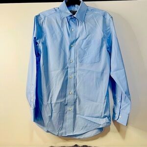 George Men’s Blue Dress Shirt Long Sleeve Size Small